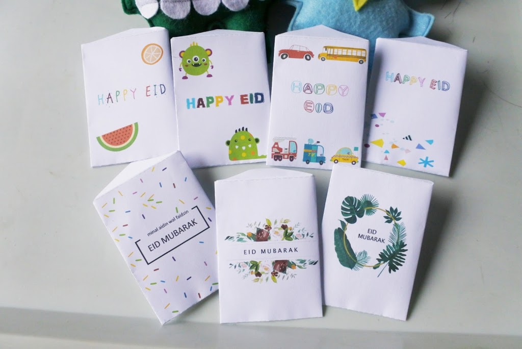 Download Free Template Printable Gratis : DIY AMPLOP LEBARAN Yang Lucu Tinggal Print Volume 1