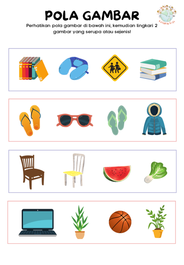 Printable Worksheet Matematika [ Lembar Kerja Anak TK PAUD ] - Image 5