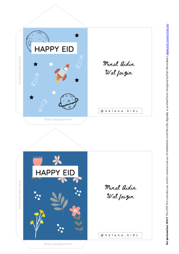 Download Free Printable AMPLOP LEBARAN DIY LUCU Gratis! - Image 8