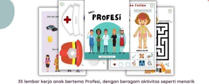 Worksheet & Printable Tematik Mengenal Profesi.

Terdiri dari 35 lembar yang ber...