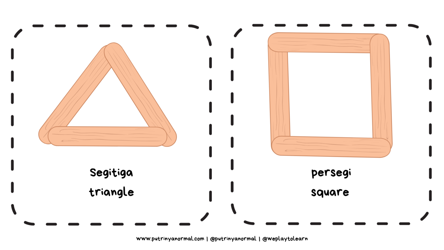 Printable Gratis Popsicle Stick Es Krim Geometri Shape Templates