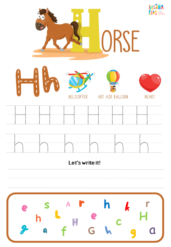 [ Seri Toddler Worksheet ] Tracing Phonics Alphabet Bahasa Inggris - Image 4