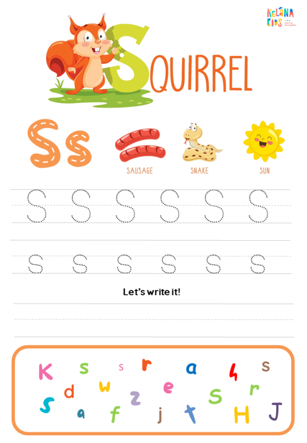 [ Seri Toddler Worksheet ] Tracing Phonics Alphabet Bahasa Inggris - Image 5