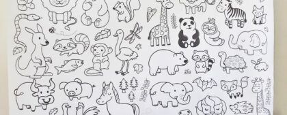 Giant Coloring Sheet kami kini punya variasi baru!

Si kecil suka mewarnai? Atau...