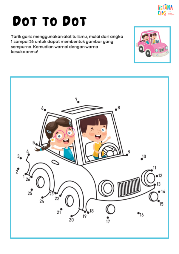[ Seri Printable Tematik ] Worksheet Kendaraan / Alat Transportasi - Image 6