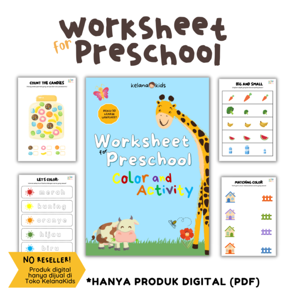 [ Seri Toddler Worksheet ] For Preschool Learning Activity - Image 2