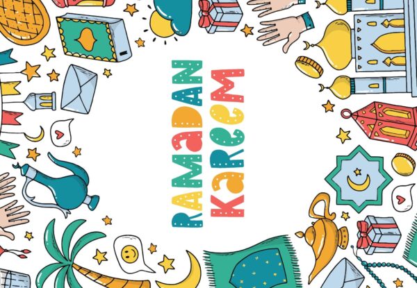 Paper Bunting Worksheet, Poster, Dekorasi Tema Ramadhan - Image 4