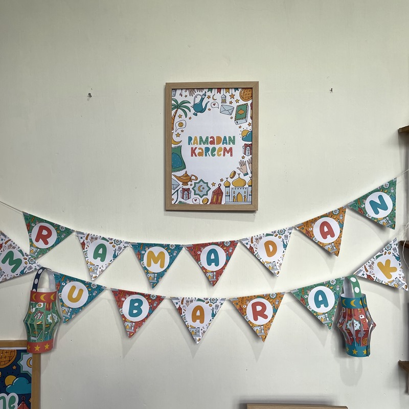 Paper Bunting Worksheet, Poster, Dekorasi Tema Ramadhan Menarik! Paper Bunting Worksheet, Poster, Dekorasi Tema Ramadhan Menarik!