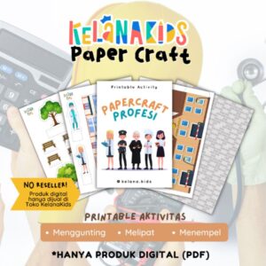 [ Printable Activity ] Paper Craft Tema Profesi Berbagai Pekerjaan ...