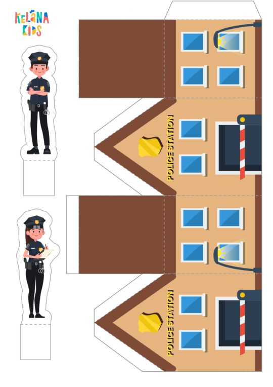[ Printable Activity ] Paper Craft Tema Profesi Berbagai Pekerjaan ...