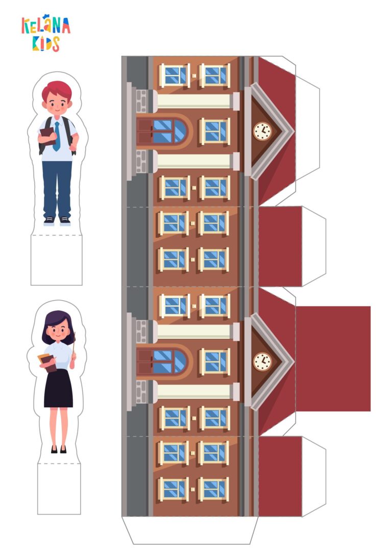 [ Printable Activity ] Paper Craft Tema Profesi Berbagai Pekerjaan ...