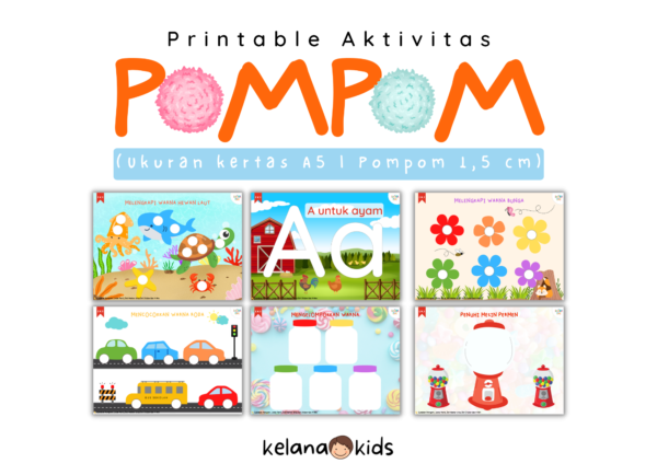 [ Printable Activity ] Pom Pom Mats Worksheet - Image 2