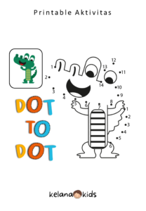 [ Printable Activity ] Worksheet Dot to Dot - Menghubungkan Titik ...