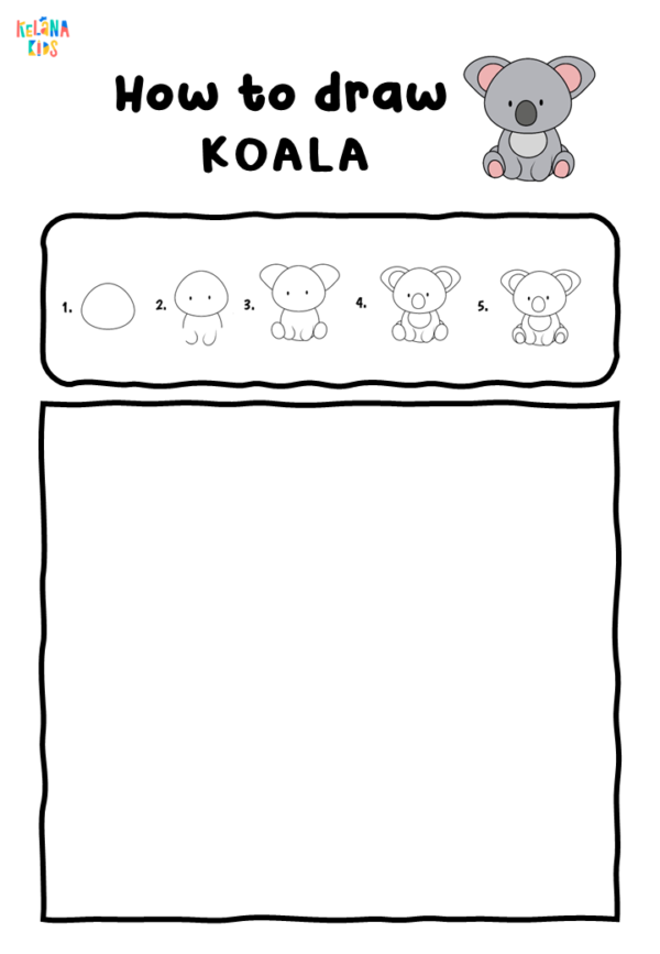 [ Seri Printable Activity ] Worksheet How to Draw - Image 5