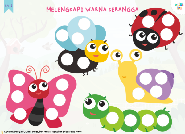 [ Printable Activity ] Pom Pom Mats Worksheet - Image 4