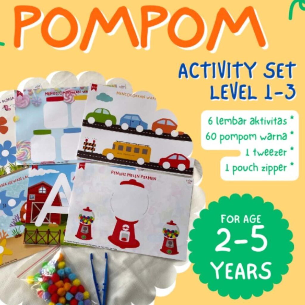 Spesifikasi [ Printable Activity ] Pom Pom Mats Worksheet