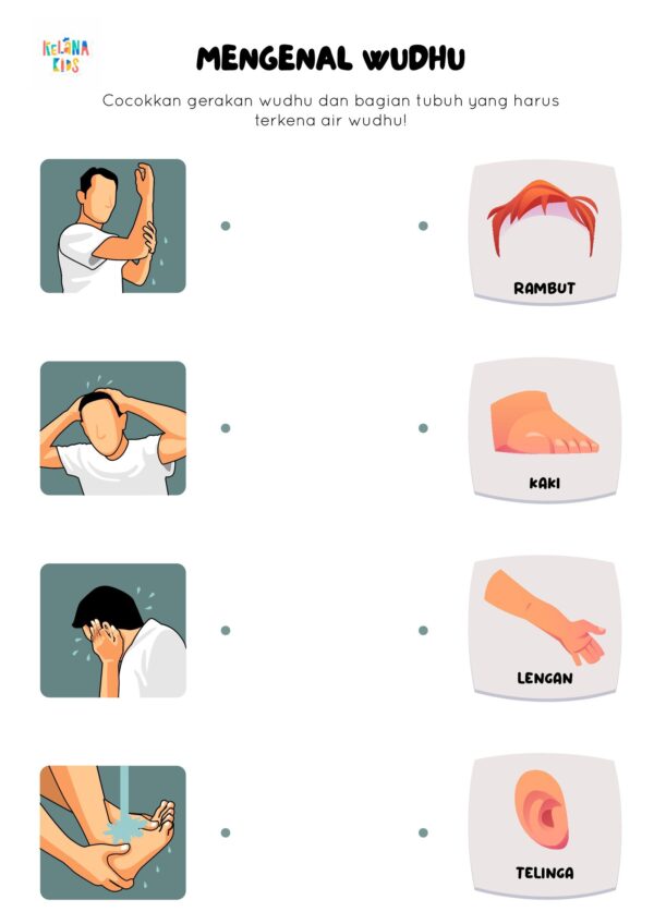 [ Seri Printable Muslim ] Worksheet Tematik Muslim Volume 2 - Image 3