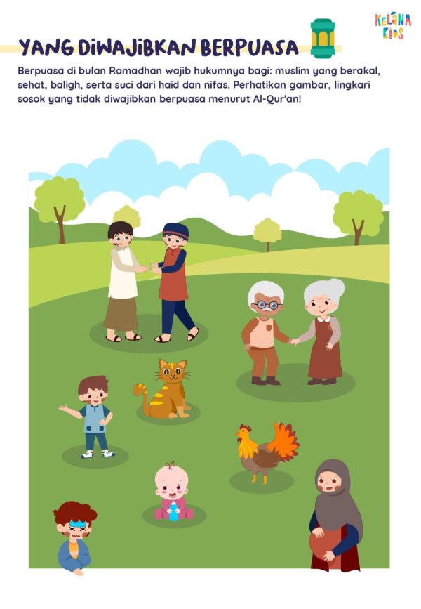 [ Seri Printable Muslim ] Worksheet Ramadhan Volume 2 - Image 3