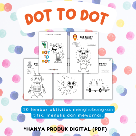 [ Printable Activity ] Worksheet Dot to Dot - Menghubungkan Titik ...