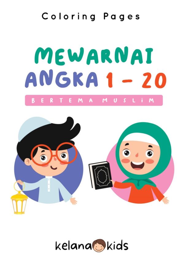 Mewarnai Gambar Tema Ramadhan + Coloring Number Tema Muslim - Image 5
