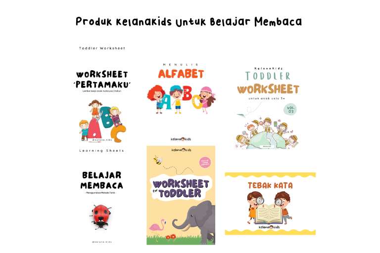 Produk KelanaKids Untuk Belajar Membaca